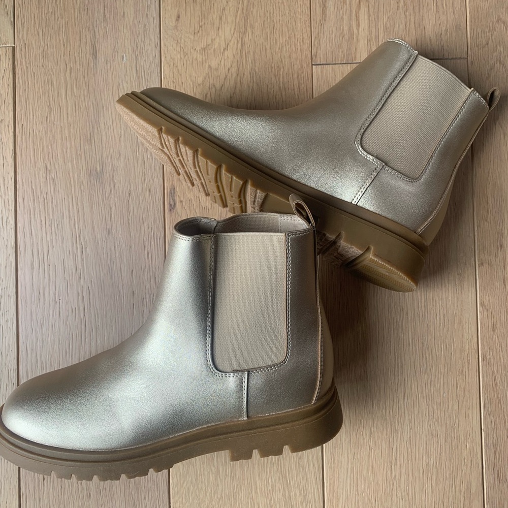 Gap Girls Gold Boots